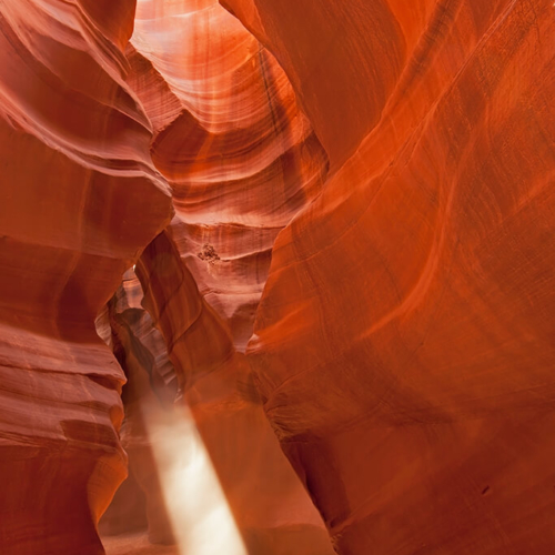 Antelope Canyon with Light Shaft