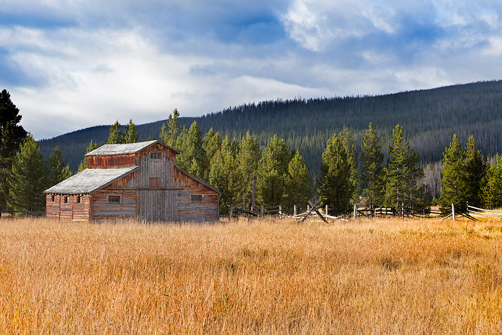 Barn at Trail River Ranch Rocky Mountain National Park
