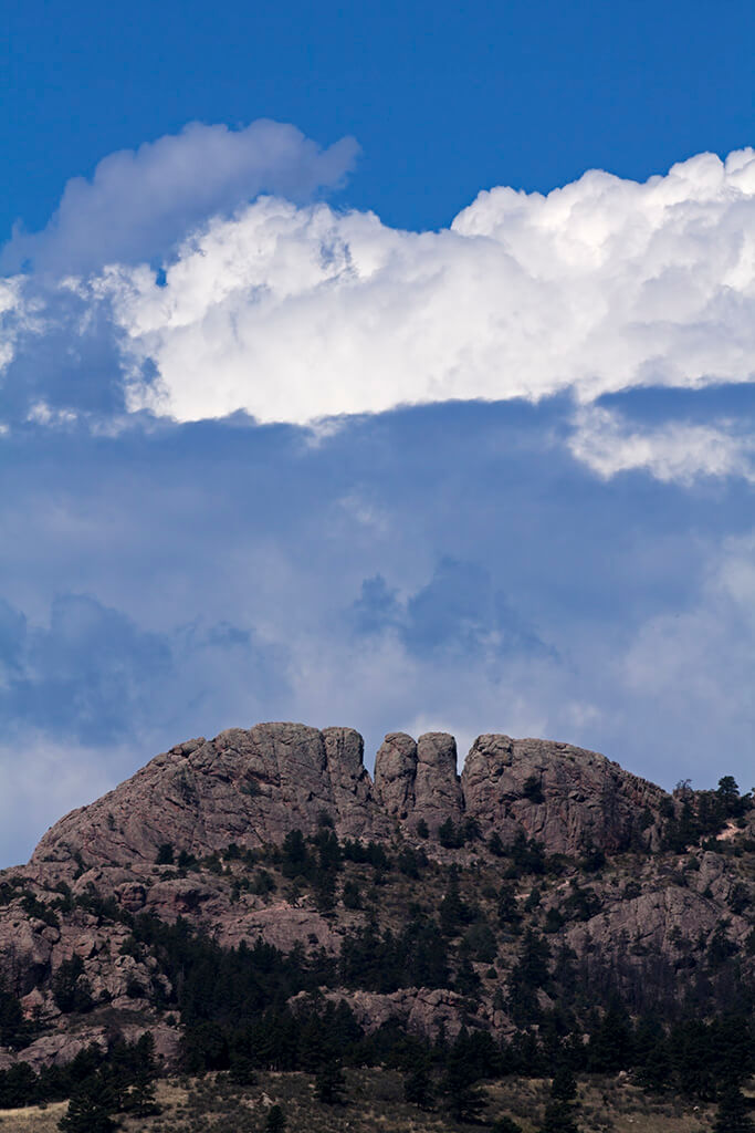 Horsetooth and Clouds