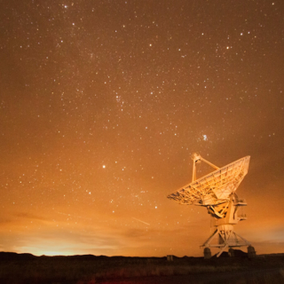 Milky Way with Satellite Dish
