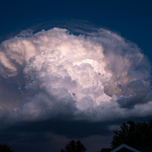 Thunderhead over Fort Collins